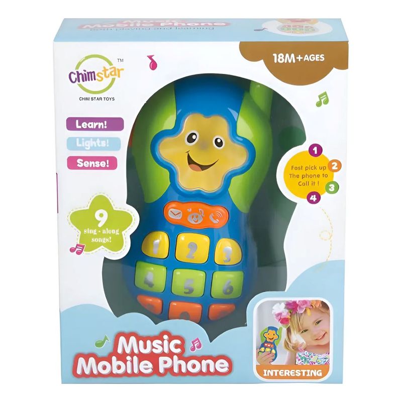 GENERICO - Telefono Celular Musical Interactivo Sonido Luces Para Bebes
