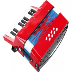 MUNDO MAGIA - Acordion Para Niños Acordeon 17 Teclas 8 Bajos Musicales