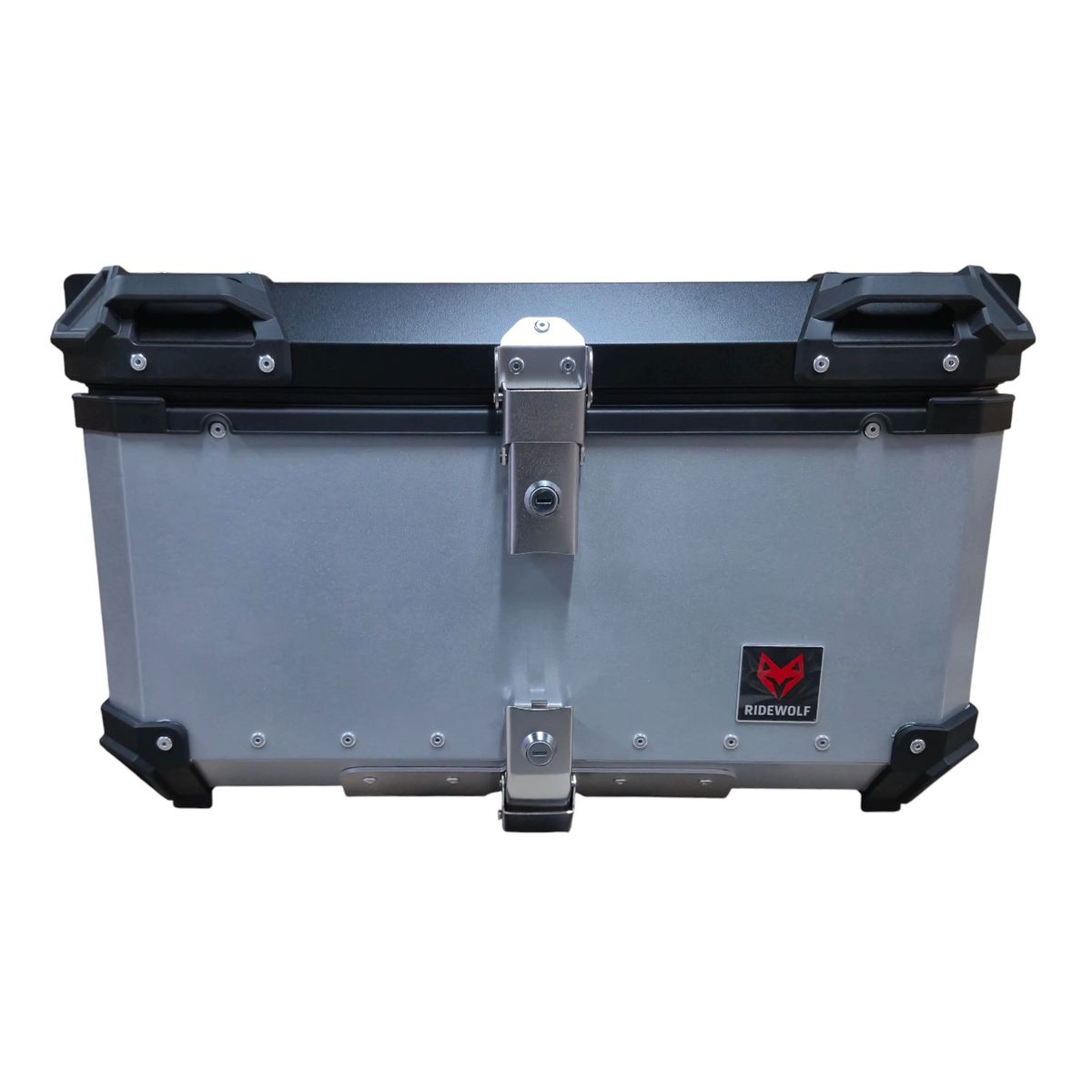 GENERICO - RIDEWOLF 0712-80 Maleta Top Case 80L Negra para Motocicleta