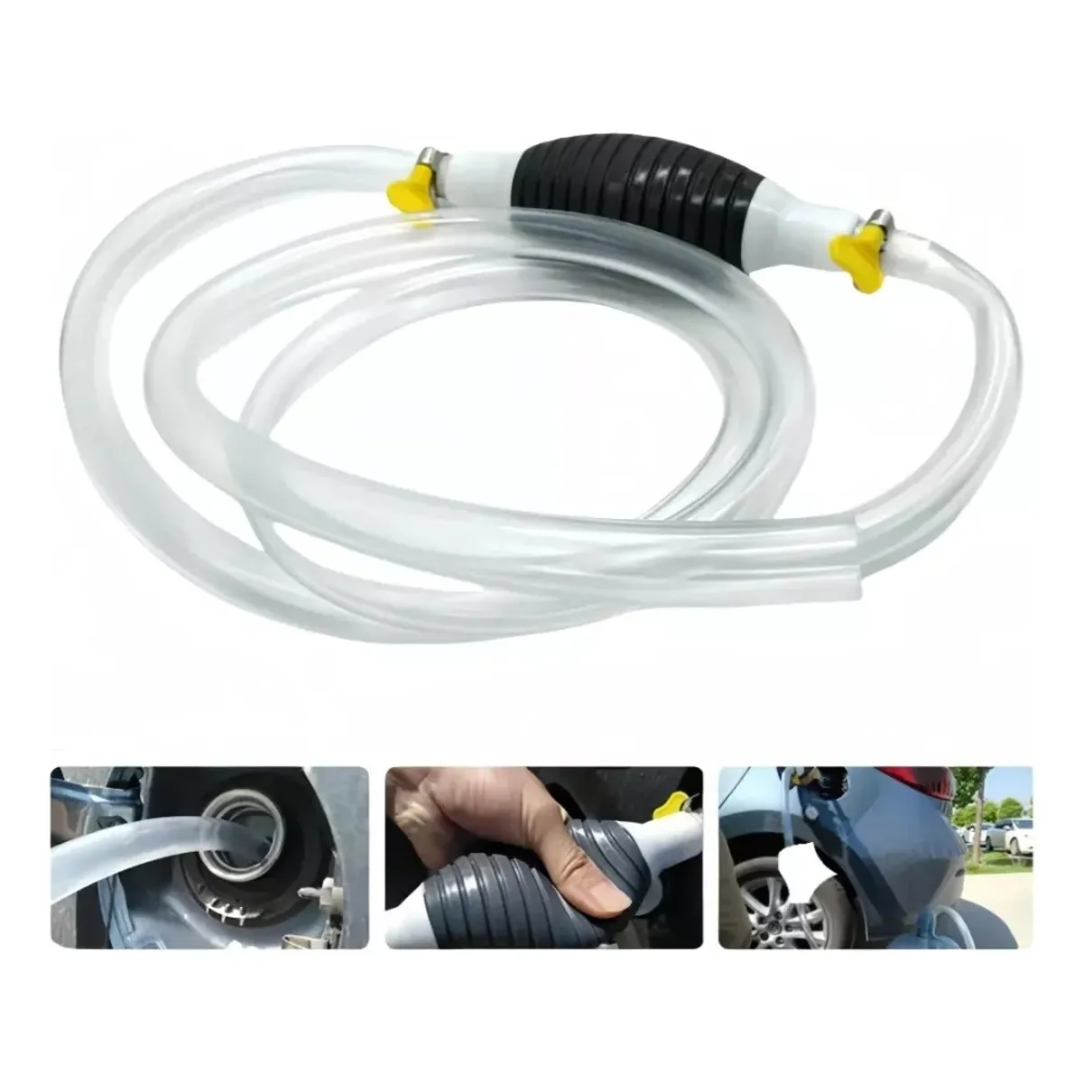GENERICO - Manguera De Sifón Gasolina De Mano Bomba Portátil Manual