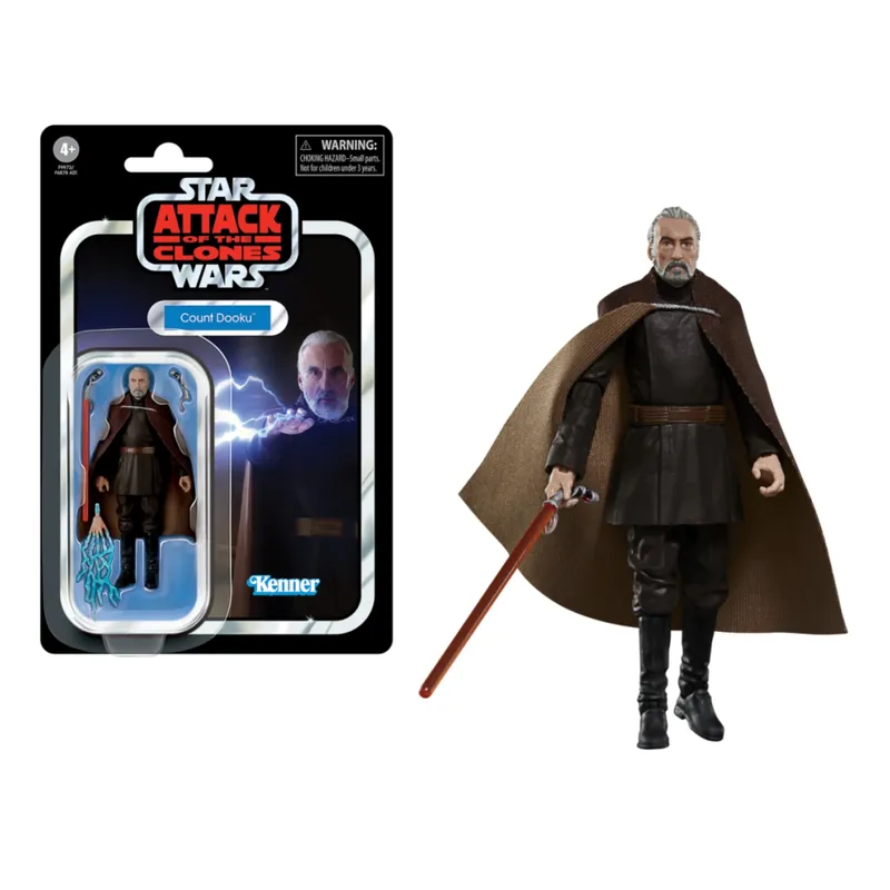 HASBRO - Count Dooku - Star Wars Figura Vintage
