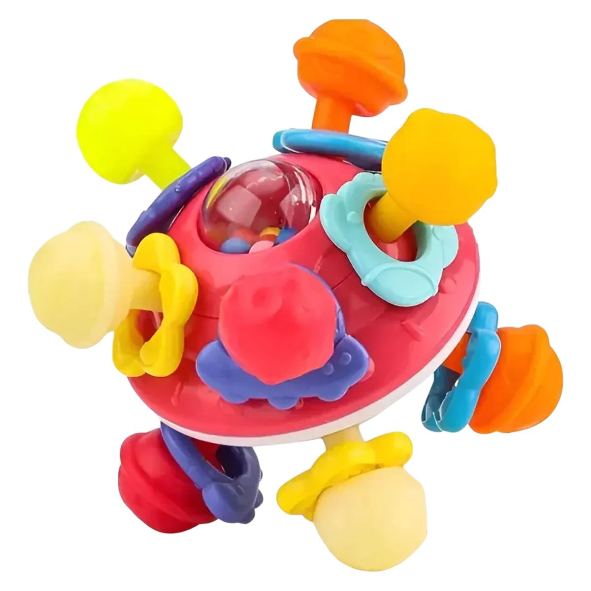 GENERICO - Juguetes Sensoriales Para Bebés 4in1 Multicolor Extagono