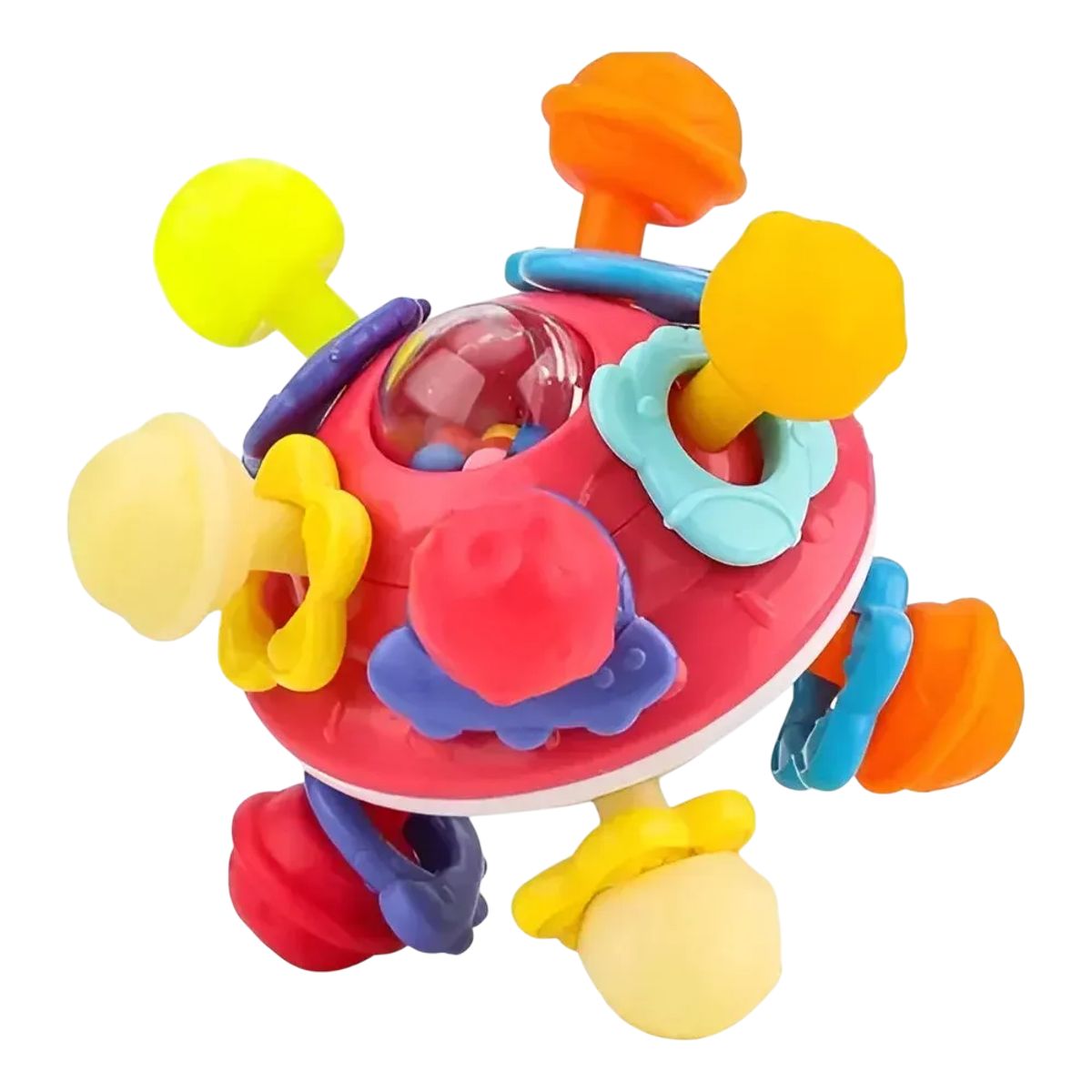GENERICO - Juguetes Sensoriales Para Bebés 4in1 Multicolor Extagono
