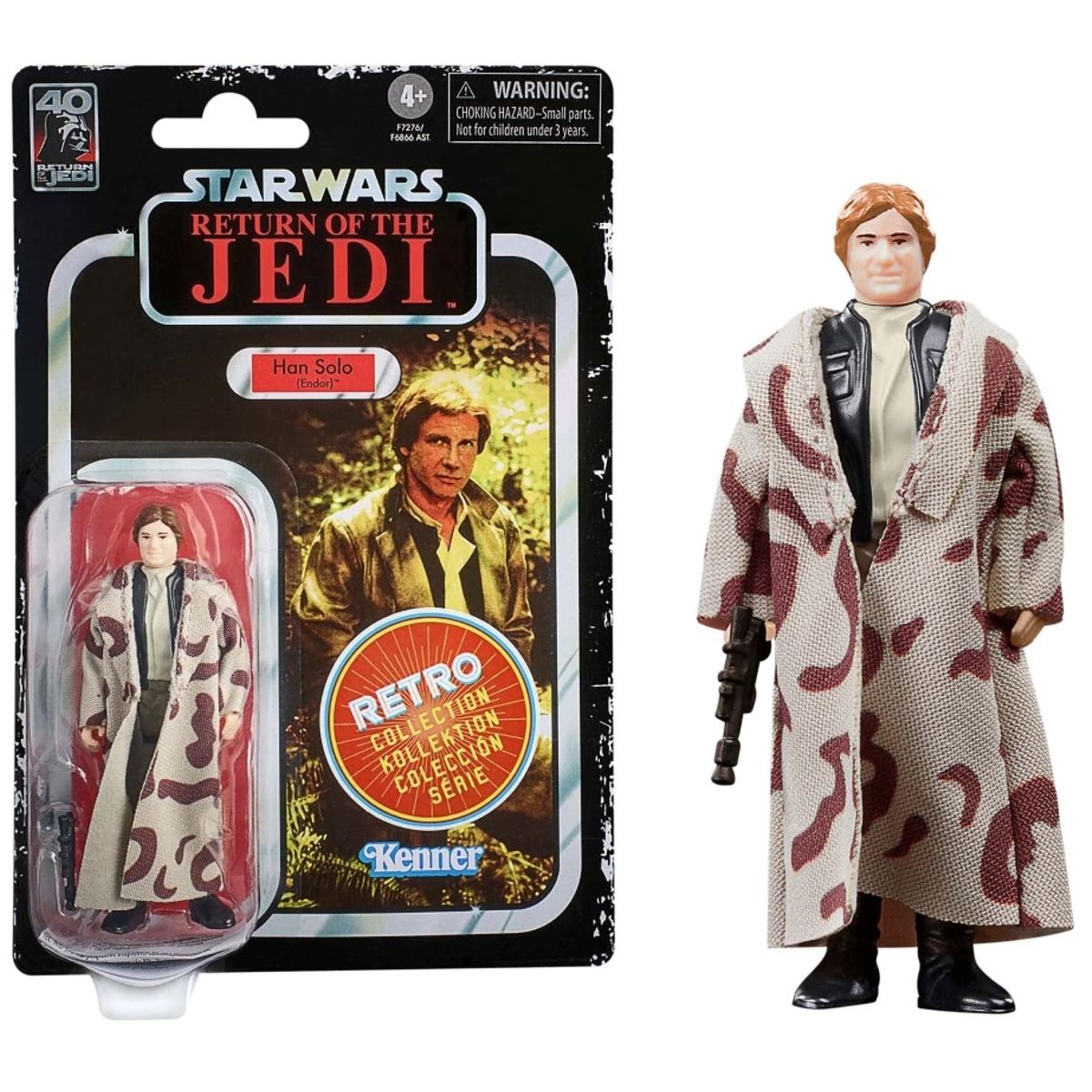 HASBRO - Star Wars Retro Vintage Collection Han Solo Endor