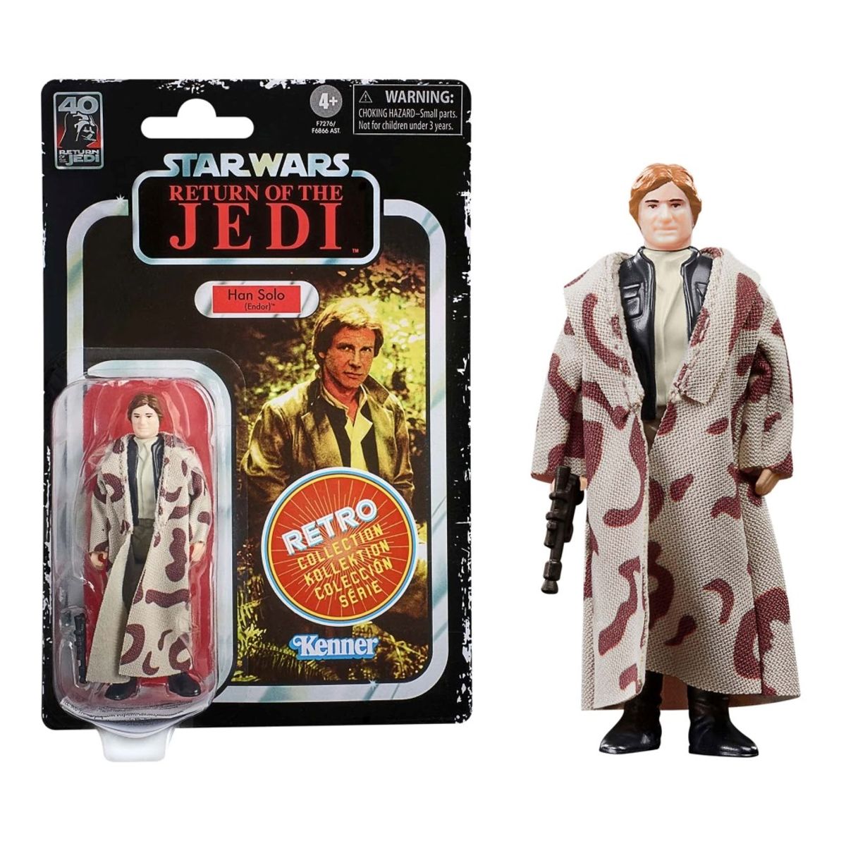 HASBRO - Star Wars Retro Vintage Collection Han Solo Endor