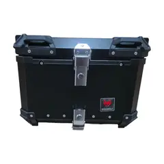 GENERICO - RIDEWOLF 0712-55 Maleta Top Case 55L Negra para Motocicleta