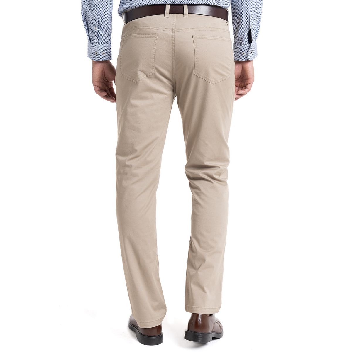 POTROS - Pantalón Hombre Gabardina Algodón Atenas Slim fit