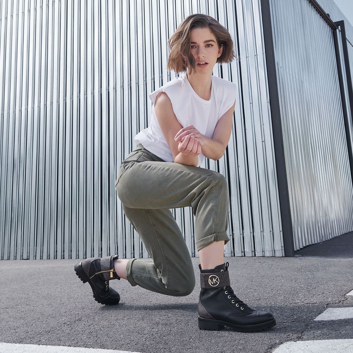 MICHAEL KORS - Botín Mujer Cuero Negro