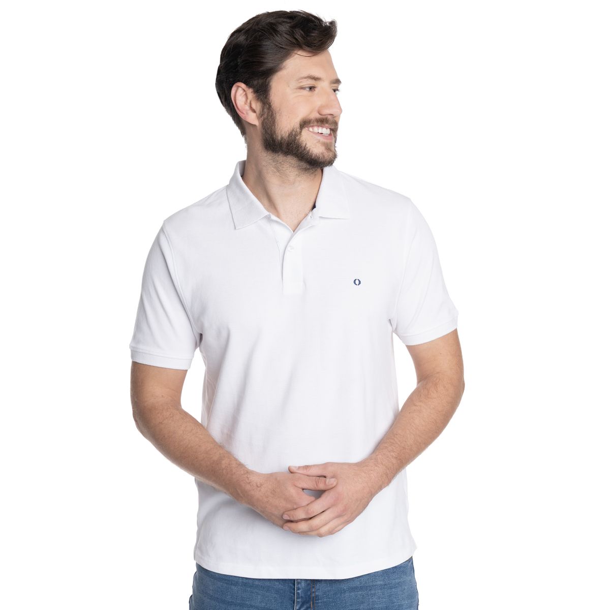 POTROS - POLERA HOMBRE MANGA CORTA PIQUE CAPRI