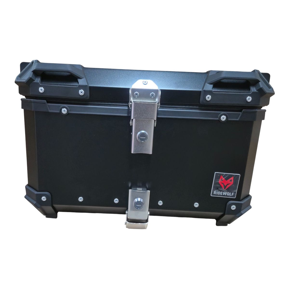 GENERICO - RIDEWOLF 0712-50 Maleta Top Case 50L Negra para Motocicleta