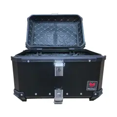 GENERICO - Maleta RIDEWOLF 0712-50 Top Case 50 Litros Negro para Moto