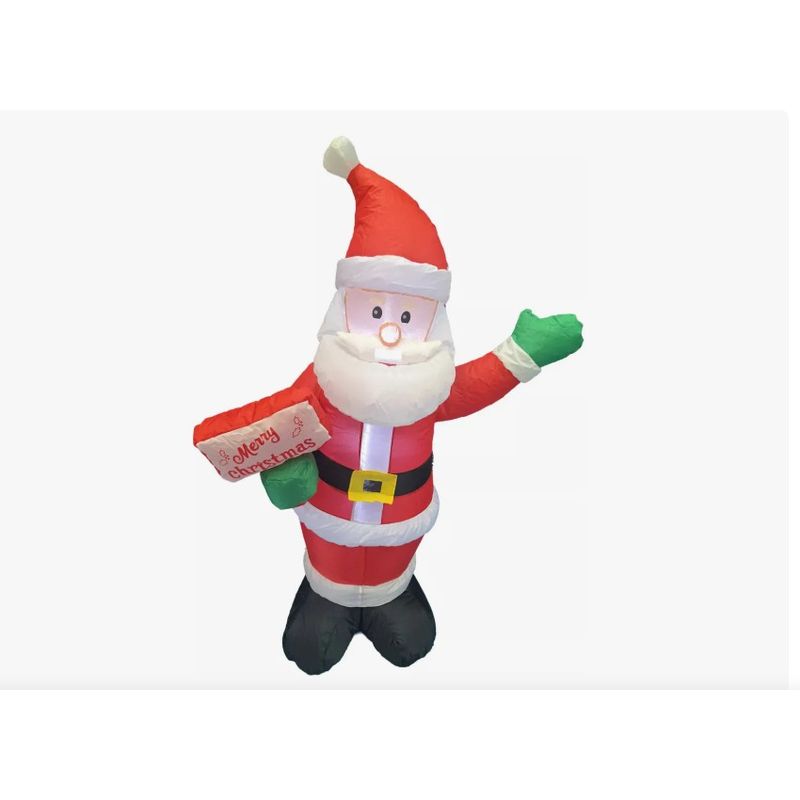 GENERICO - Inflable Gigante de Papá Noel (Santa) - 120 cm de Altura