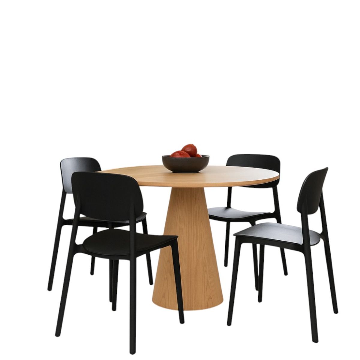 MONNO - 4 Sillas Plasticas Apilables diseño CLAK