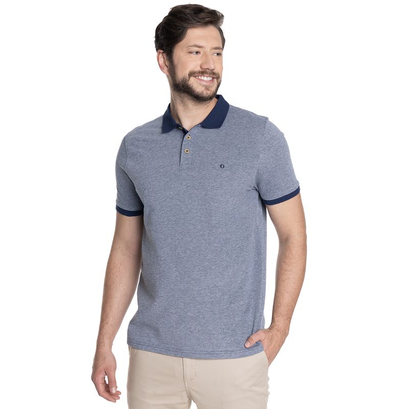 POTROS - POLERA HOMBRE MANGA CORTA PIQUE GÉNOVA - POTROS