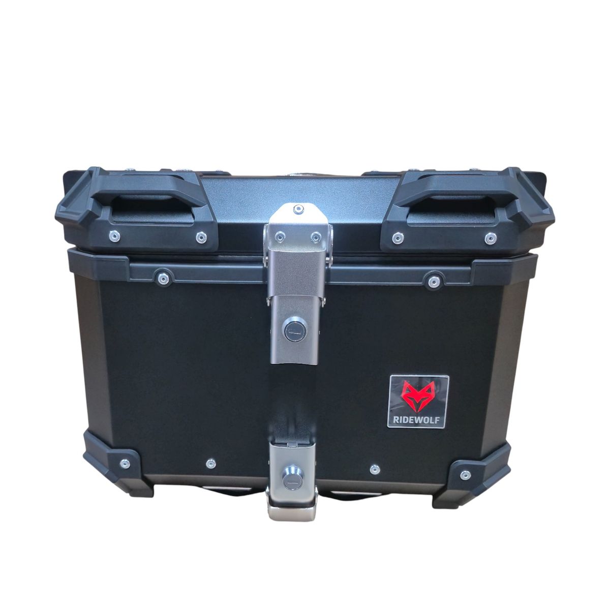GENERICO - RIDEWOLF 0712-45 Maleta Top Case 45L Negra para Motocicleta