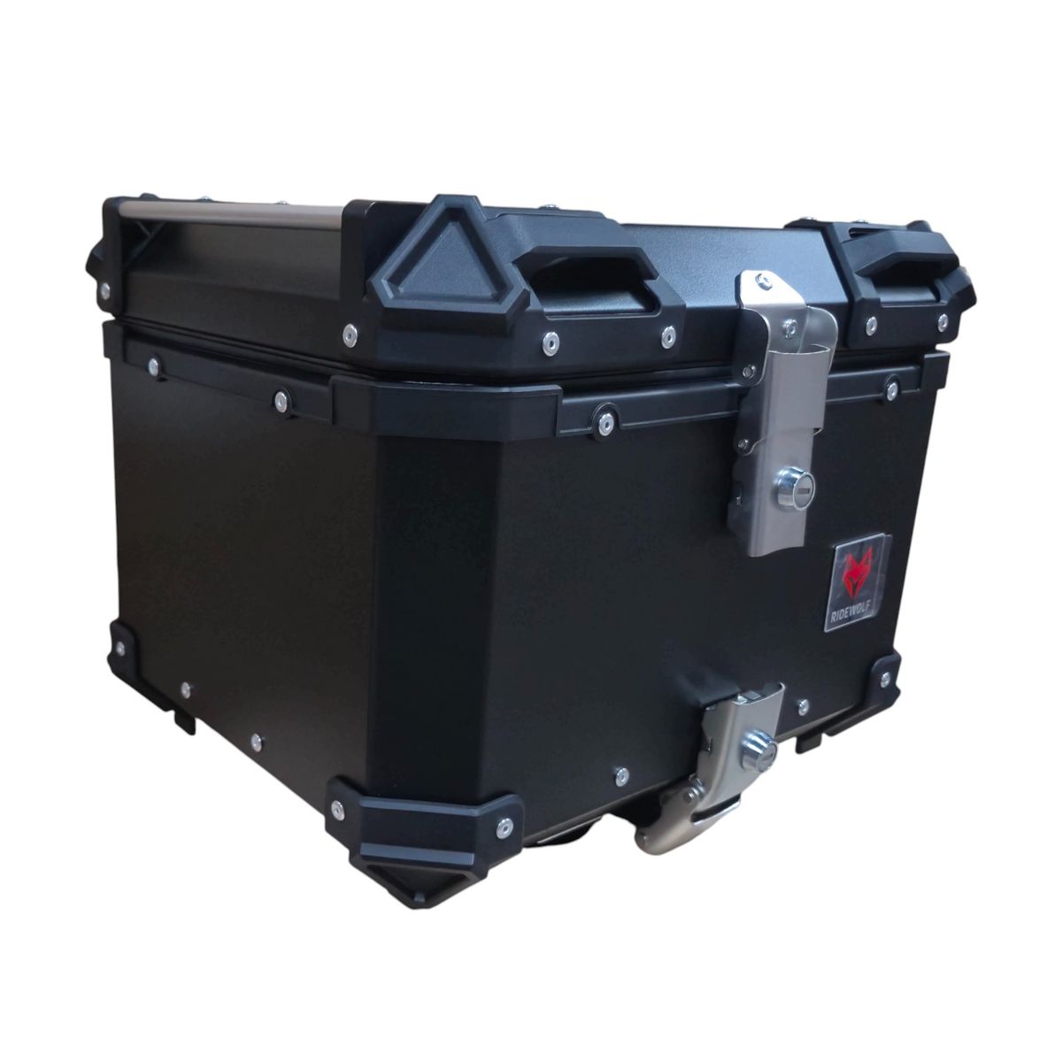 GENERICO - RIDEWOLF 0712-45 Maleta Top Case 45L Negra para Motocicleta