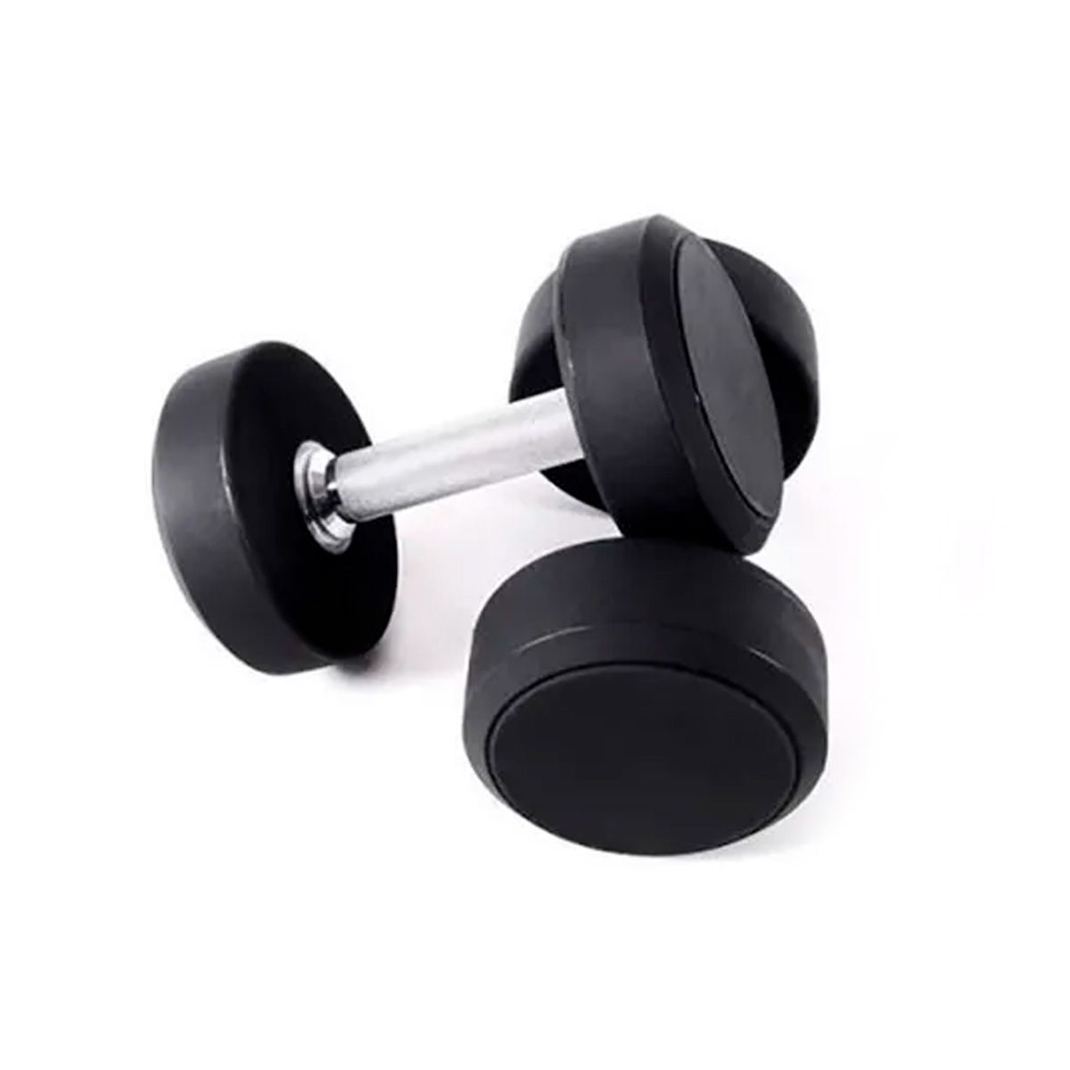 SDFIT - Mancuernas Redondas Pu 34 Kg Negro