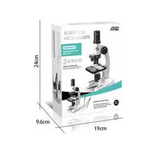 GENERICO - Kit de microscopio para niños 300X-1200X Azul