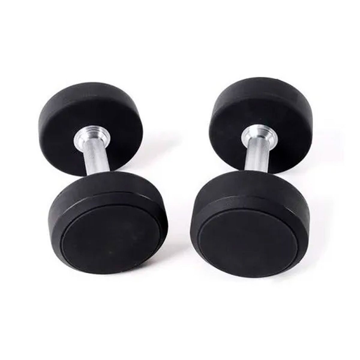 SDFIT - Mancuernas Redondas Pu 40 Kg Negro