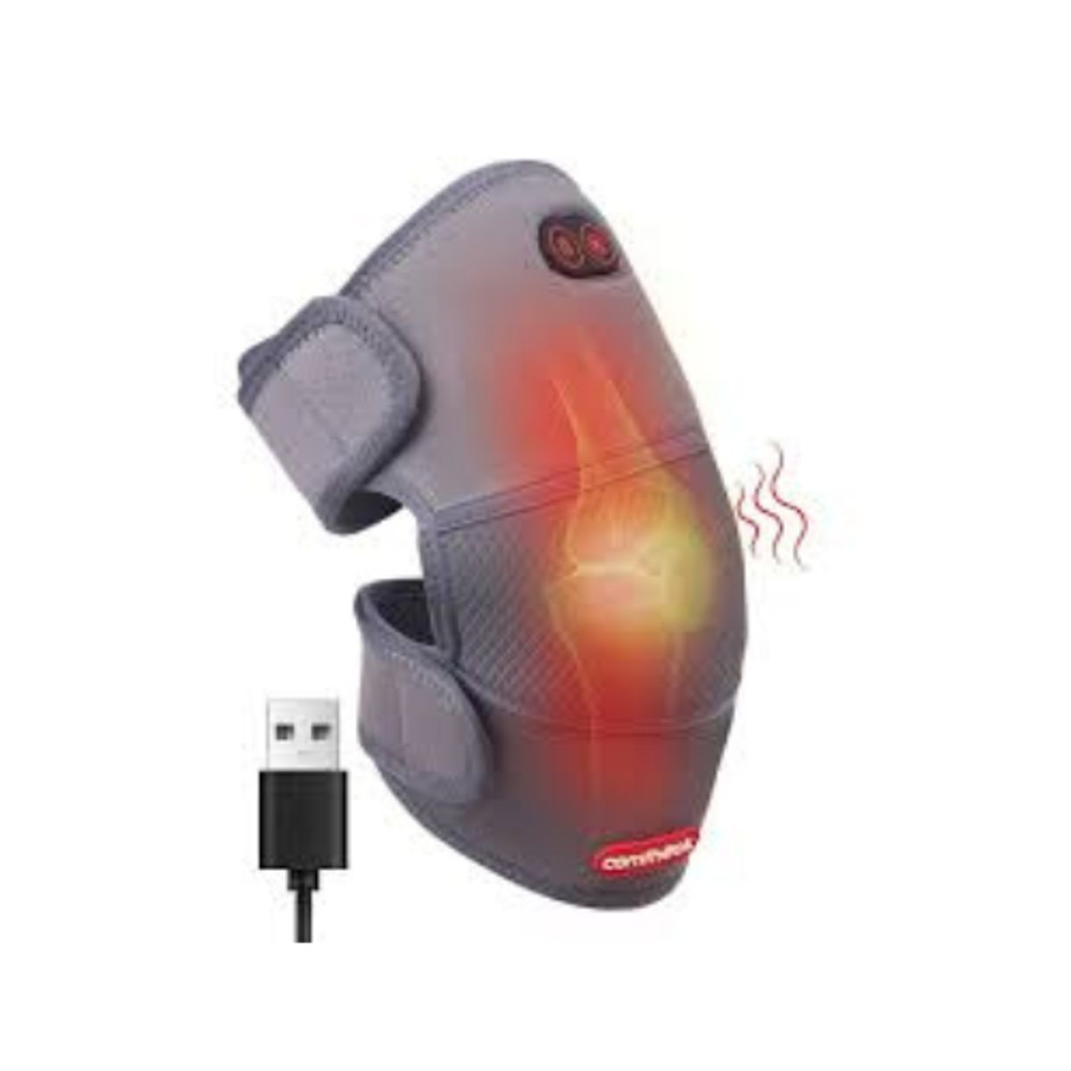 MOVI - Rodillera 2 en 1 con Calefacción y Masaje – Alivio para Dolores