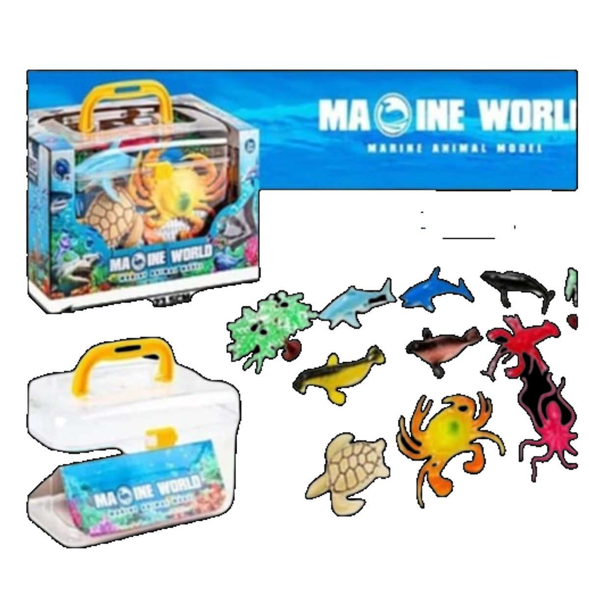 GENERICO - Caja juguete de mar para niños