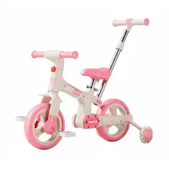 GLOBAL LATIN GROUP - Triciclo Infantil con Pedales y Ruedas de Entrenamiento - Rosa