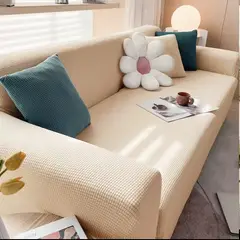 GENERICO - Funda Cubre Sillón Protectora Para Sofá Texturizada 3 Cuerpos