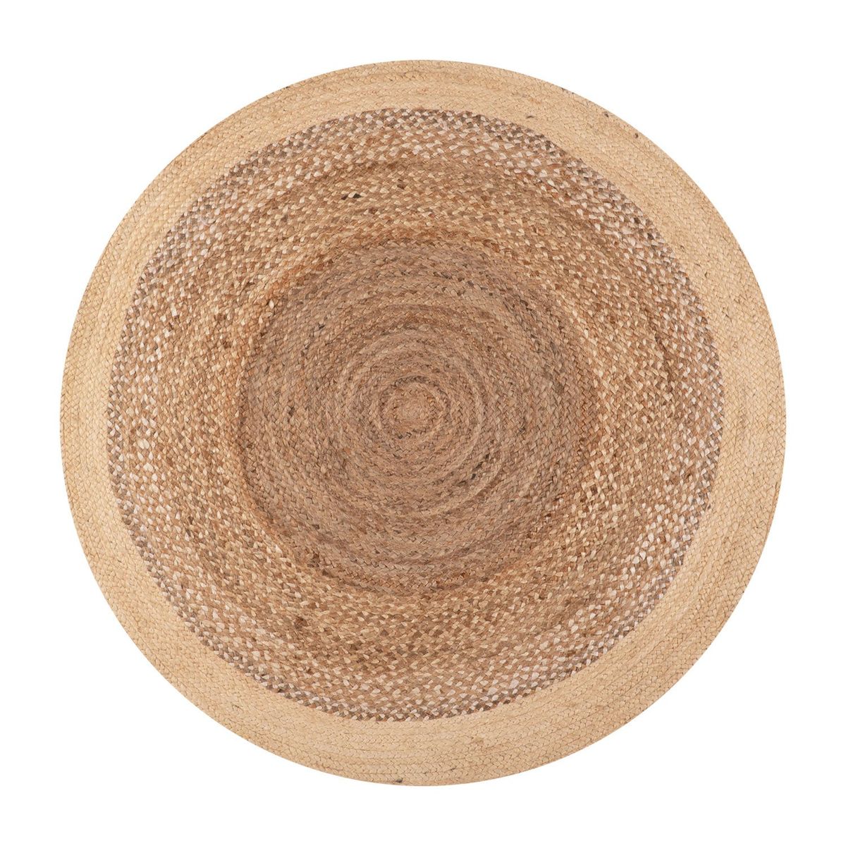 DIB - Alfombra Yute Braided BRC-197 A Natural Beige 150x150