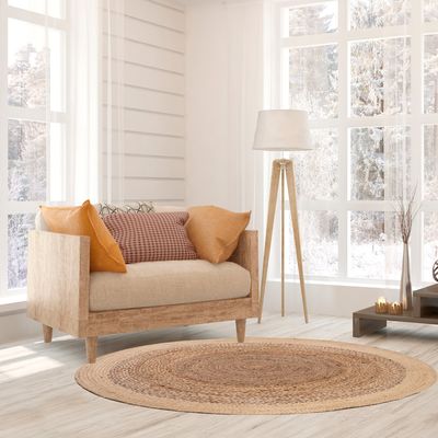 Imagen 2 del producto Alfombra Yute Braided BRC-197 A Natural Beige 150x150