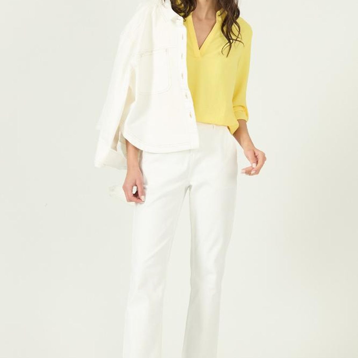 PRIVILEGE - Blusa amarilla 2925