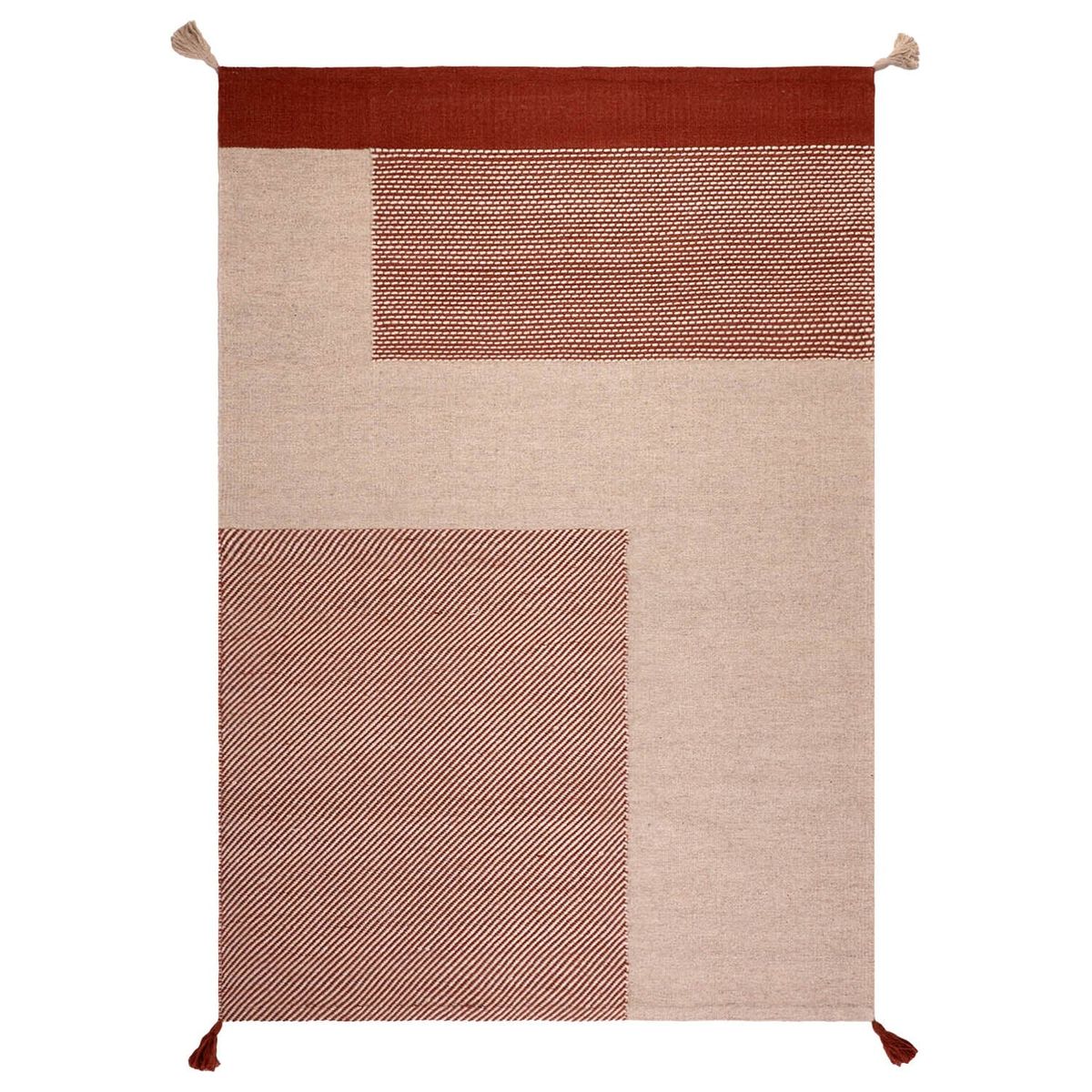 DIB - Alfombra Handwoven Wool Style 190X290 Terracota