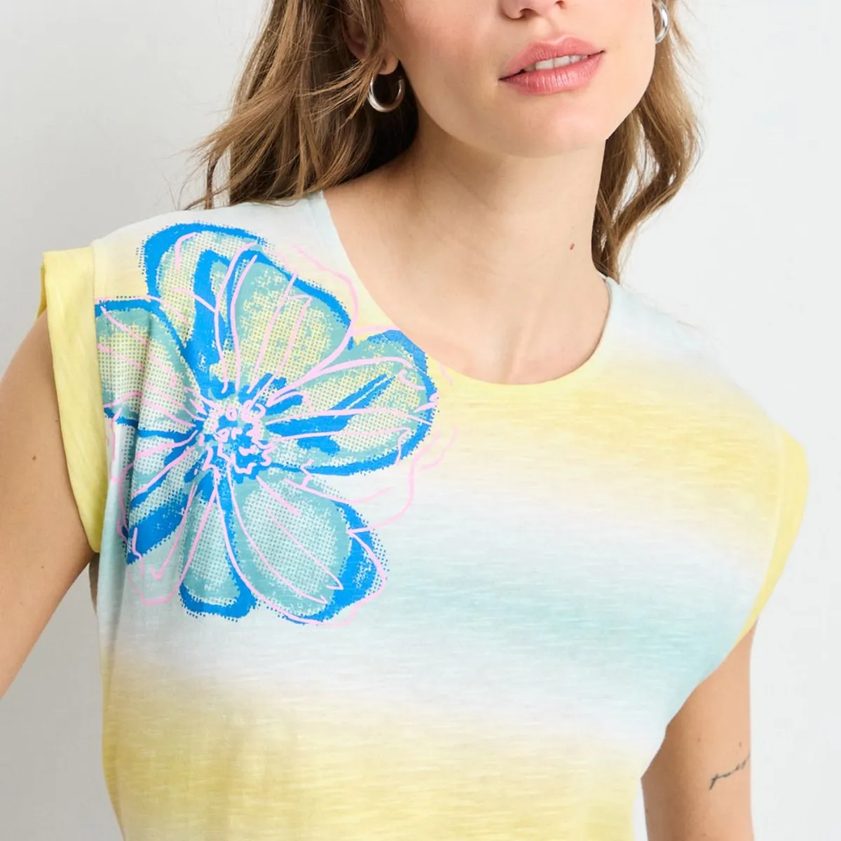 IO - Polera Sin Mangas Mujer Crudo Io