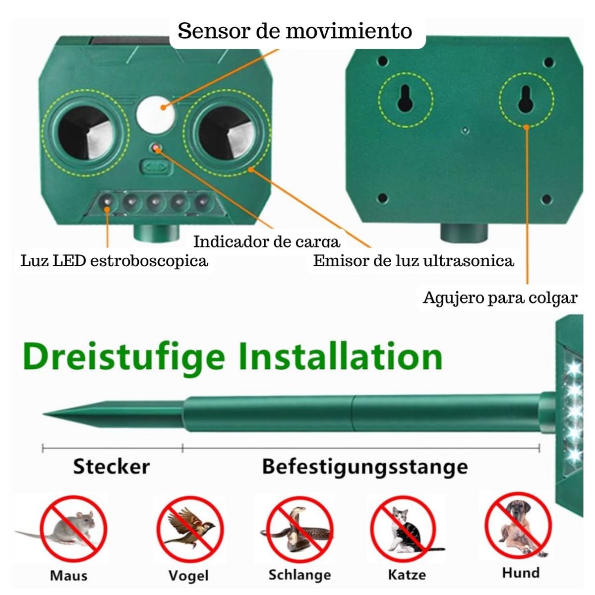 MOVI - Repelente solar para animales