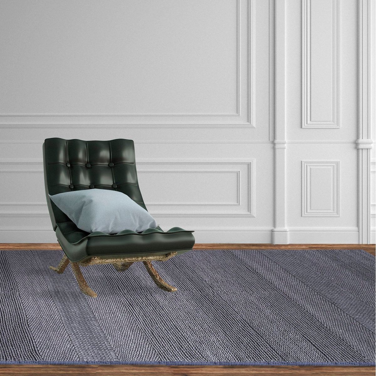 DIB - Alfombra Handwoven Verona 140X200 Gris 211772