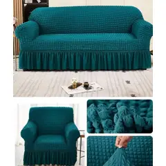 GENERICO - Fundas Cubre Sillón Protectora Sofá Turco Spandex Set 3+1+1