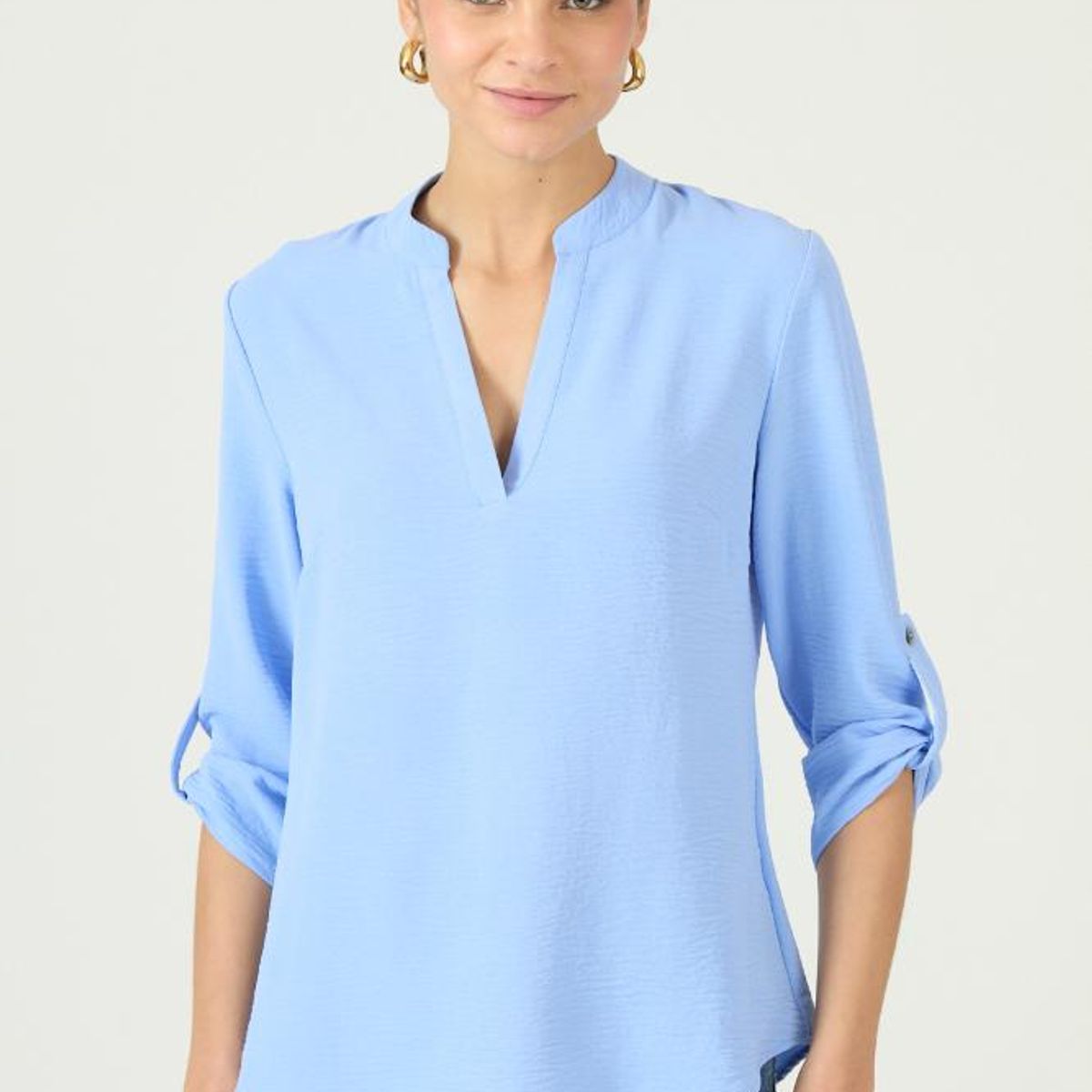 PRIVILEGE - Blusa celeste 2923