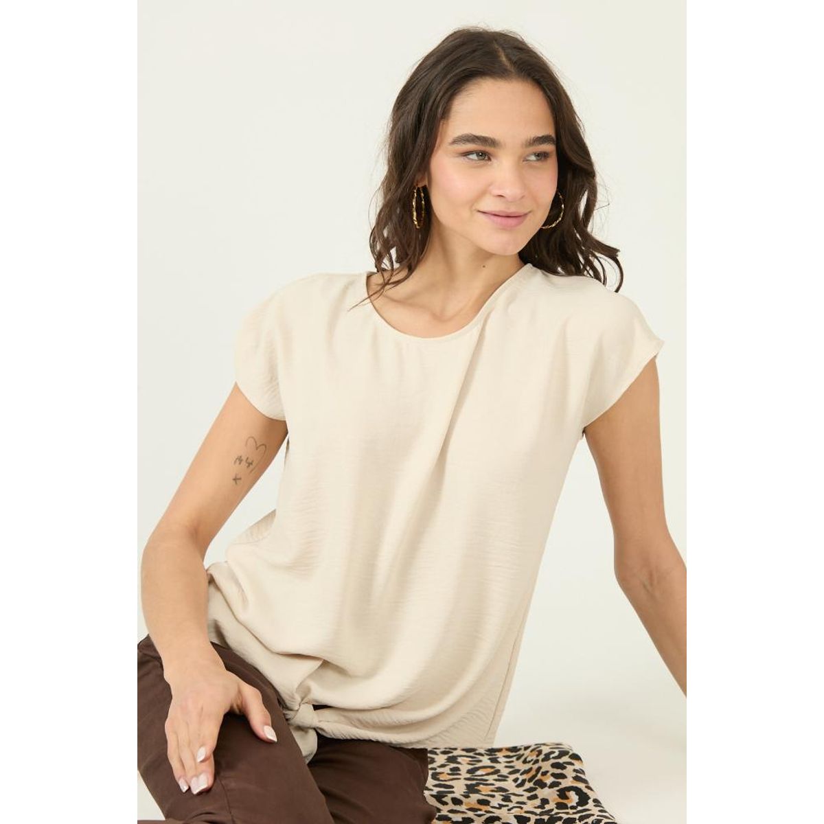 PRIVILEGE - Blusa crudo 2930