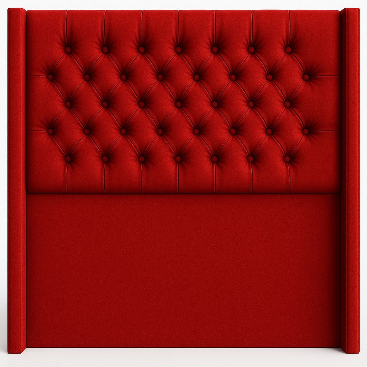 GENERICO - Respaldo Verona Rojo con Brazos Laterales – 2 Plazas