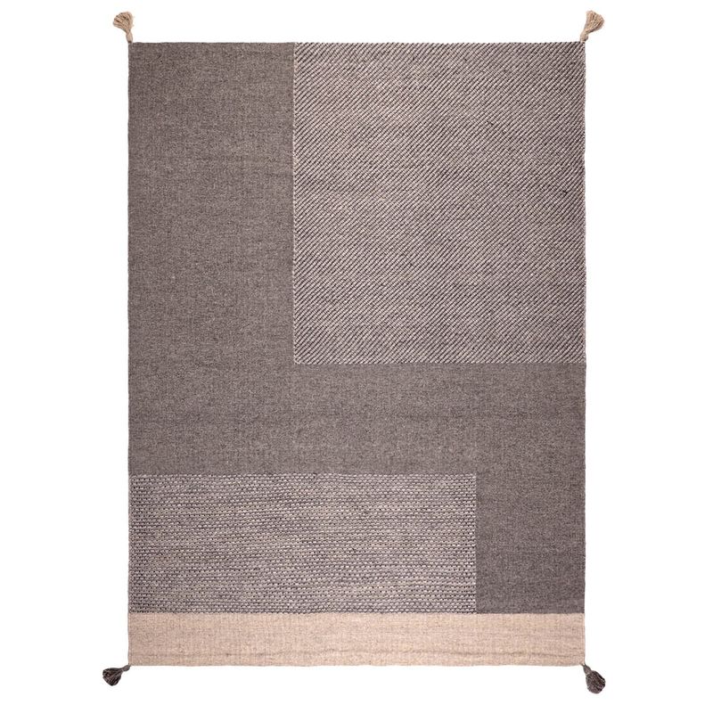 DIB - Alfombra Handwoven Wool Style 240X340 Gris