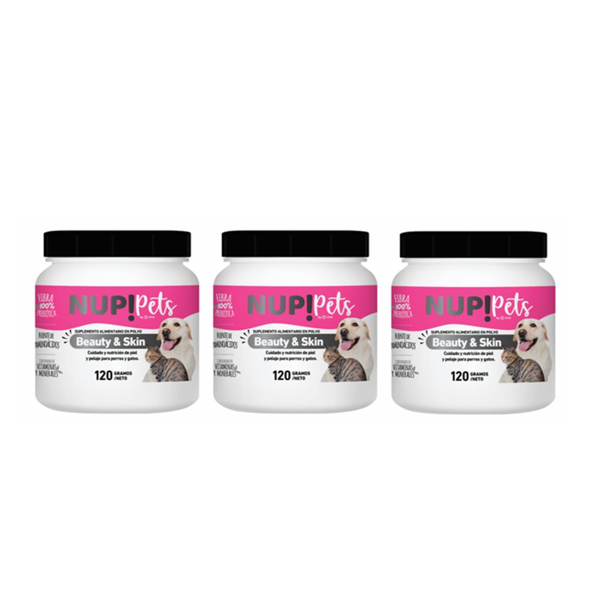 NUP - TRIO NUPPets Beauty&Skin - Cuidado dérmico y pelaje