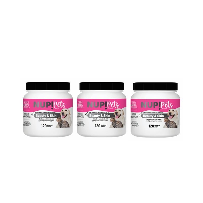 NUP - TRIO NUPPets Beauty&Skin - Cuidado dérmico y pelaje