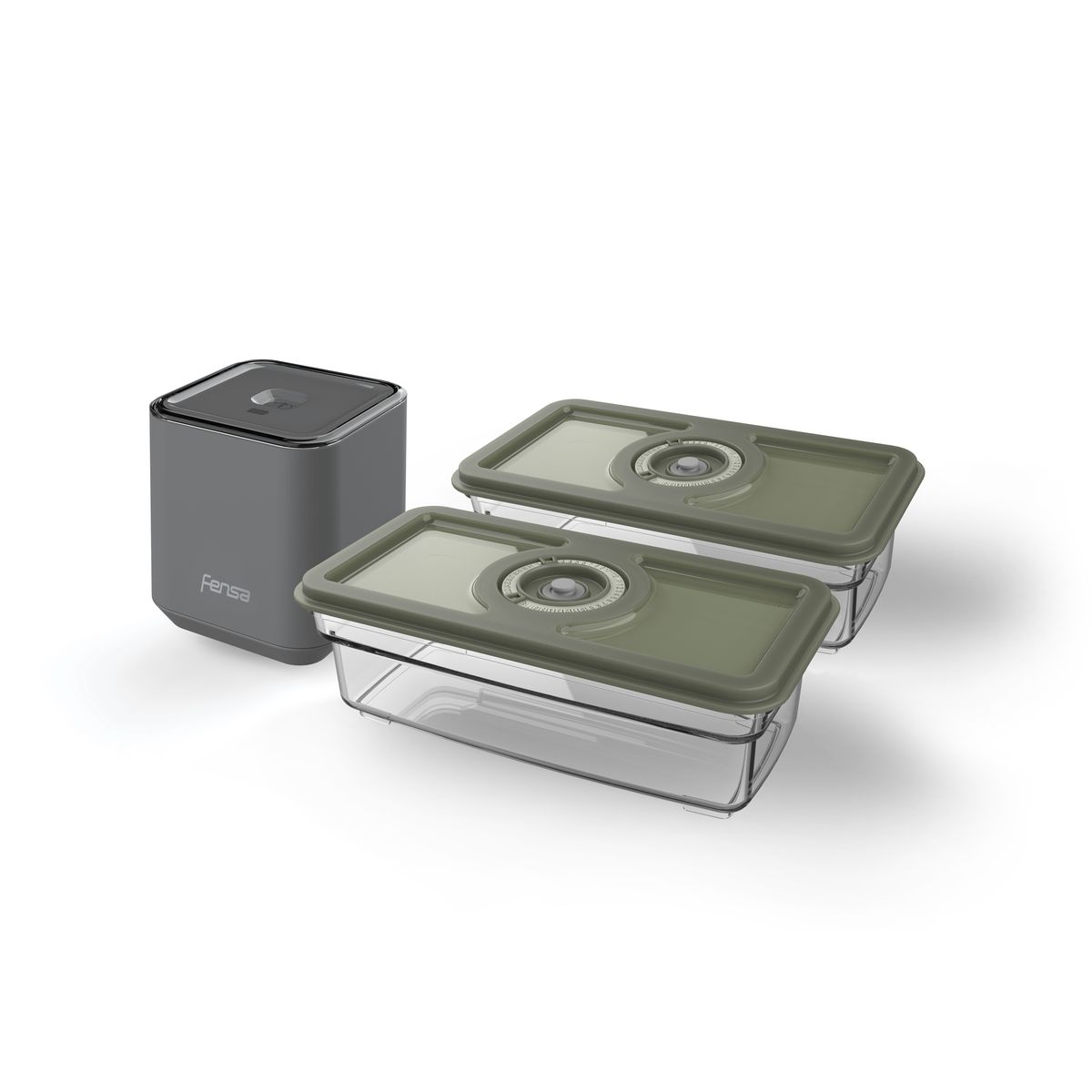FENSA - Selladora Al Vacío Portátil Fensa + 2 Contenedores Herméticos