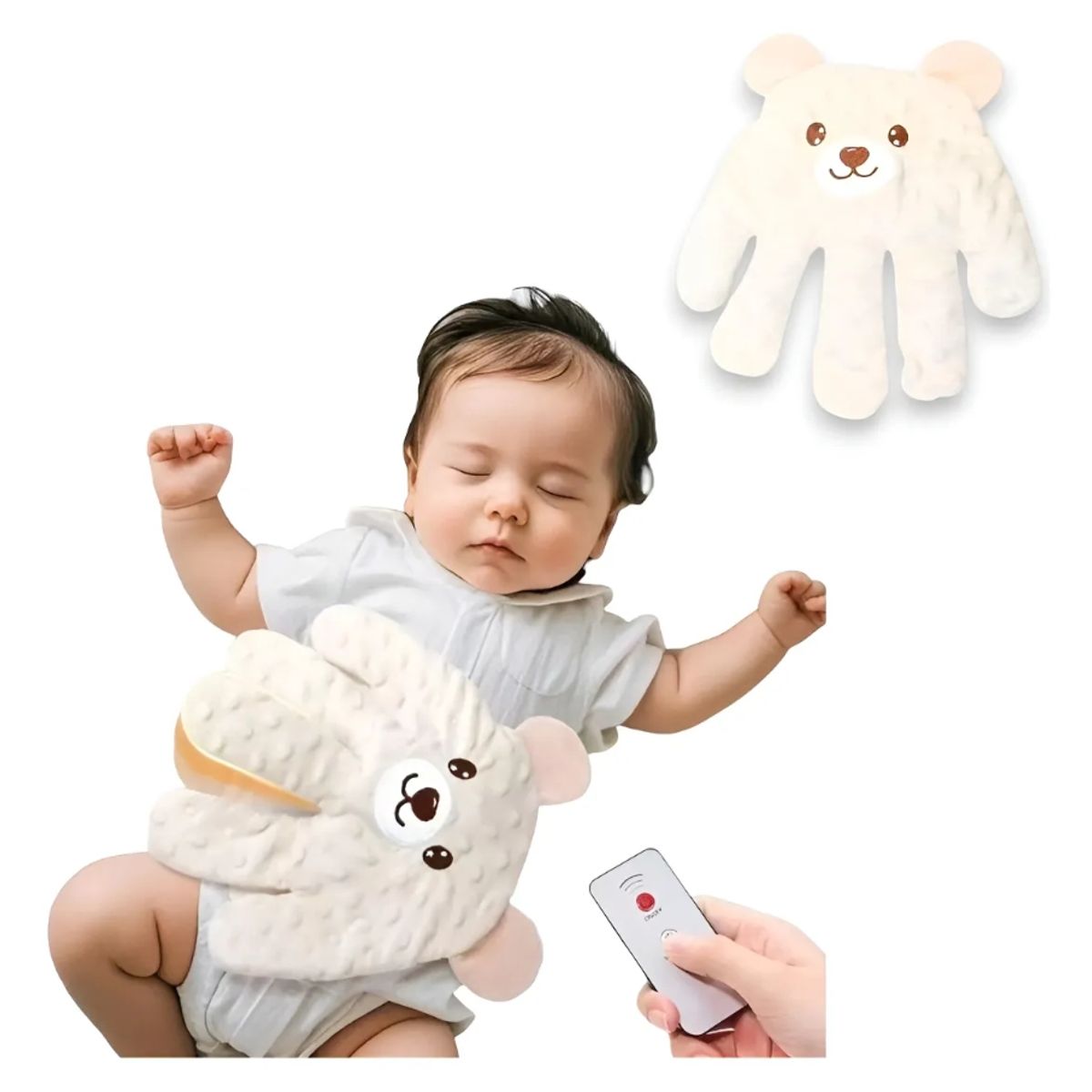 GENERICO - Peluche Palma Calmante Relajante Para Bebés + Control