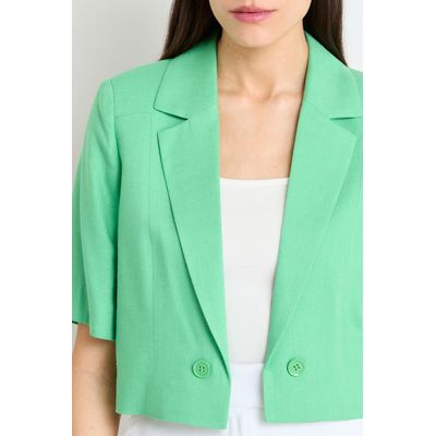Imagen 2 del producto Blazer Liso Mujer Verde Oliva