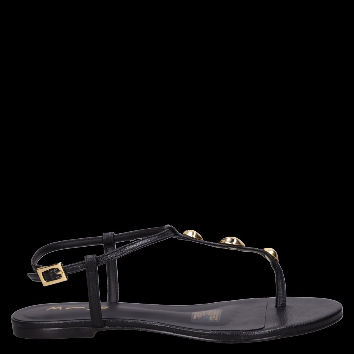 MINGO - Sandalia Mujer Casual Negro Mingo