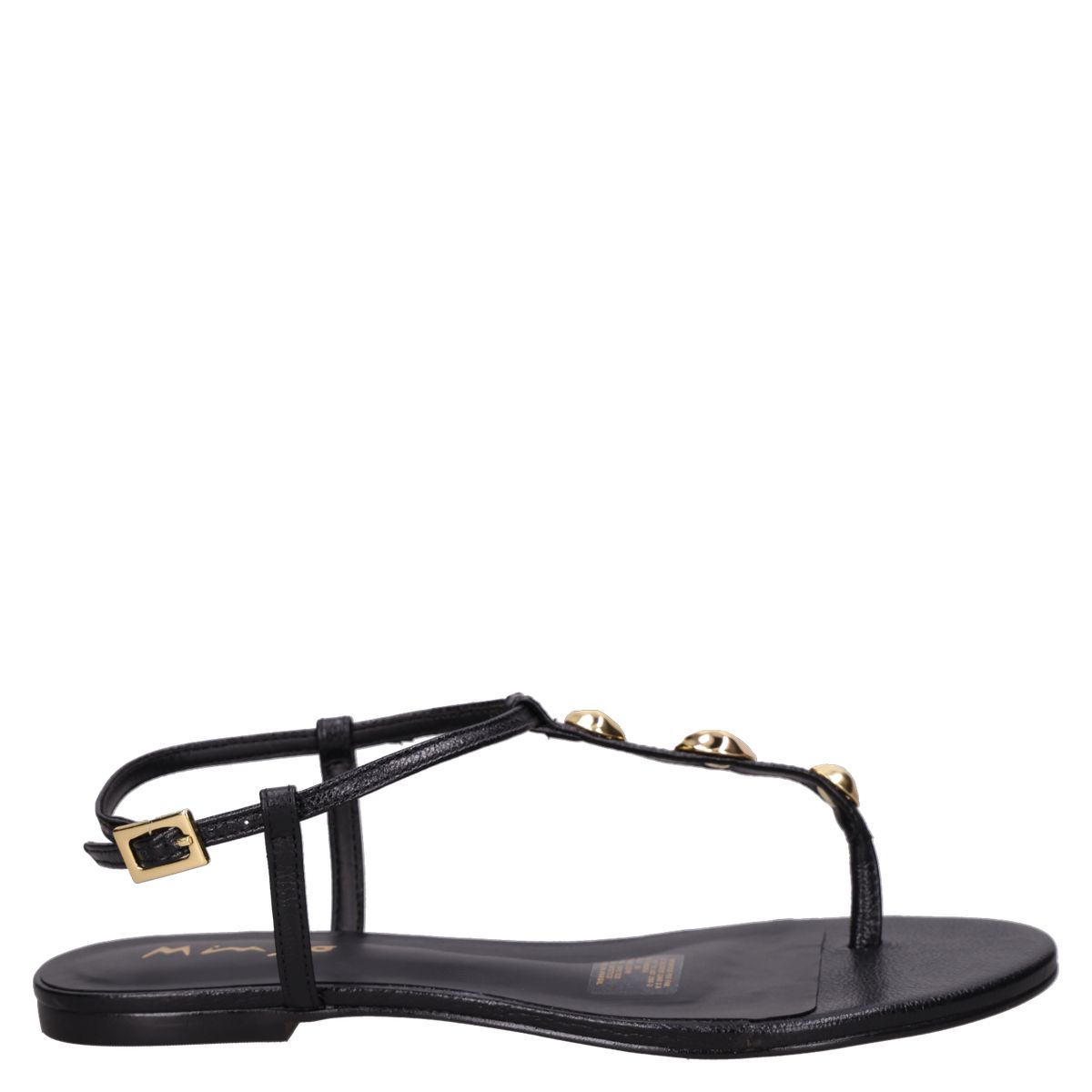 MINGO - Sandalia Mujer Casual Negro Mingo