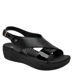 16 HRS - Sandalia Casual Mujer Negro