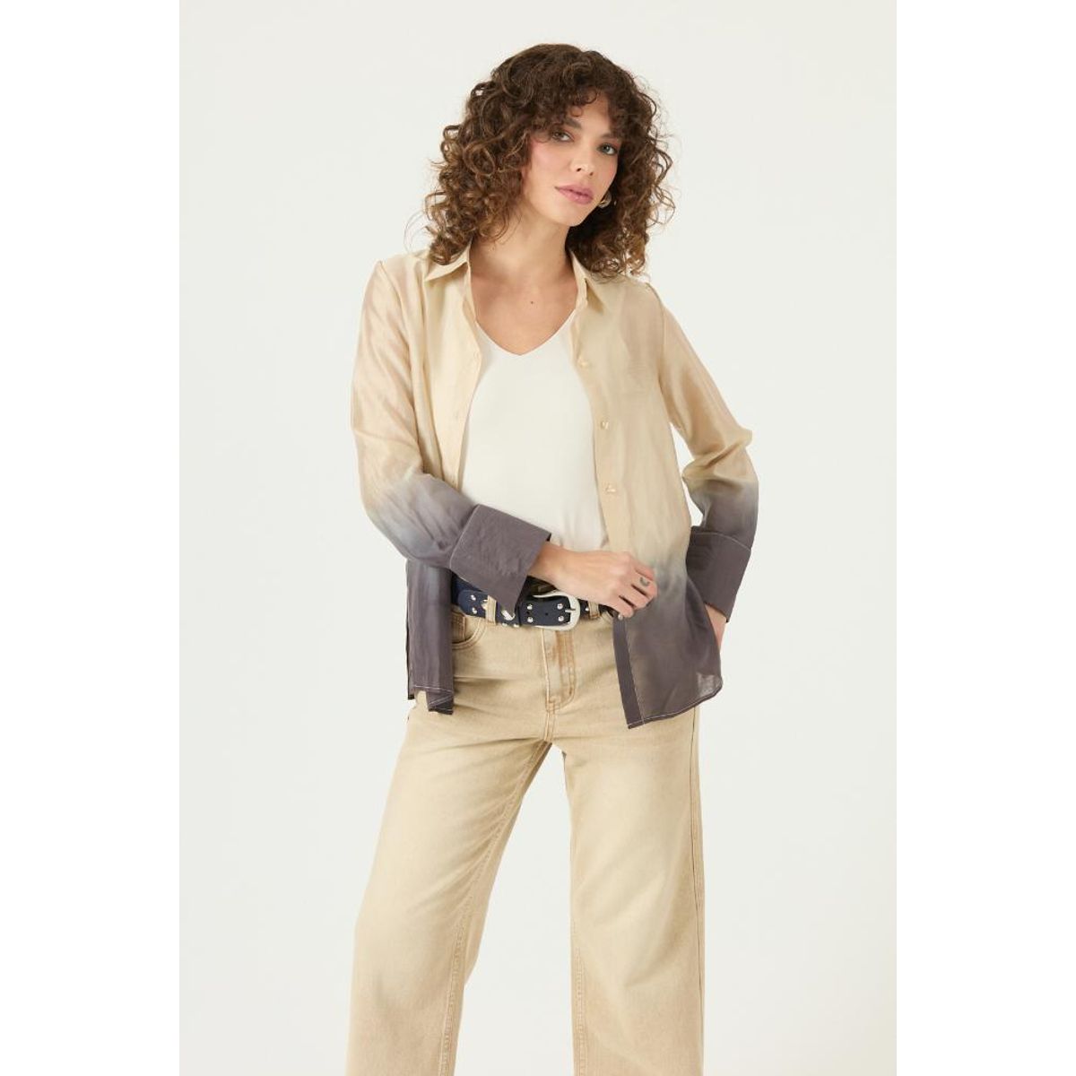 PRIVILEGE - Blusa crudo PRIVILEGE 3309