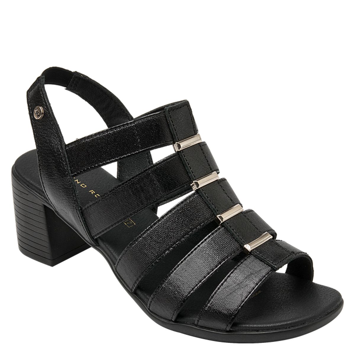BRUNO ROSSI - Sandalia Casual Mujer Negro Bruno Rossi