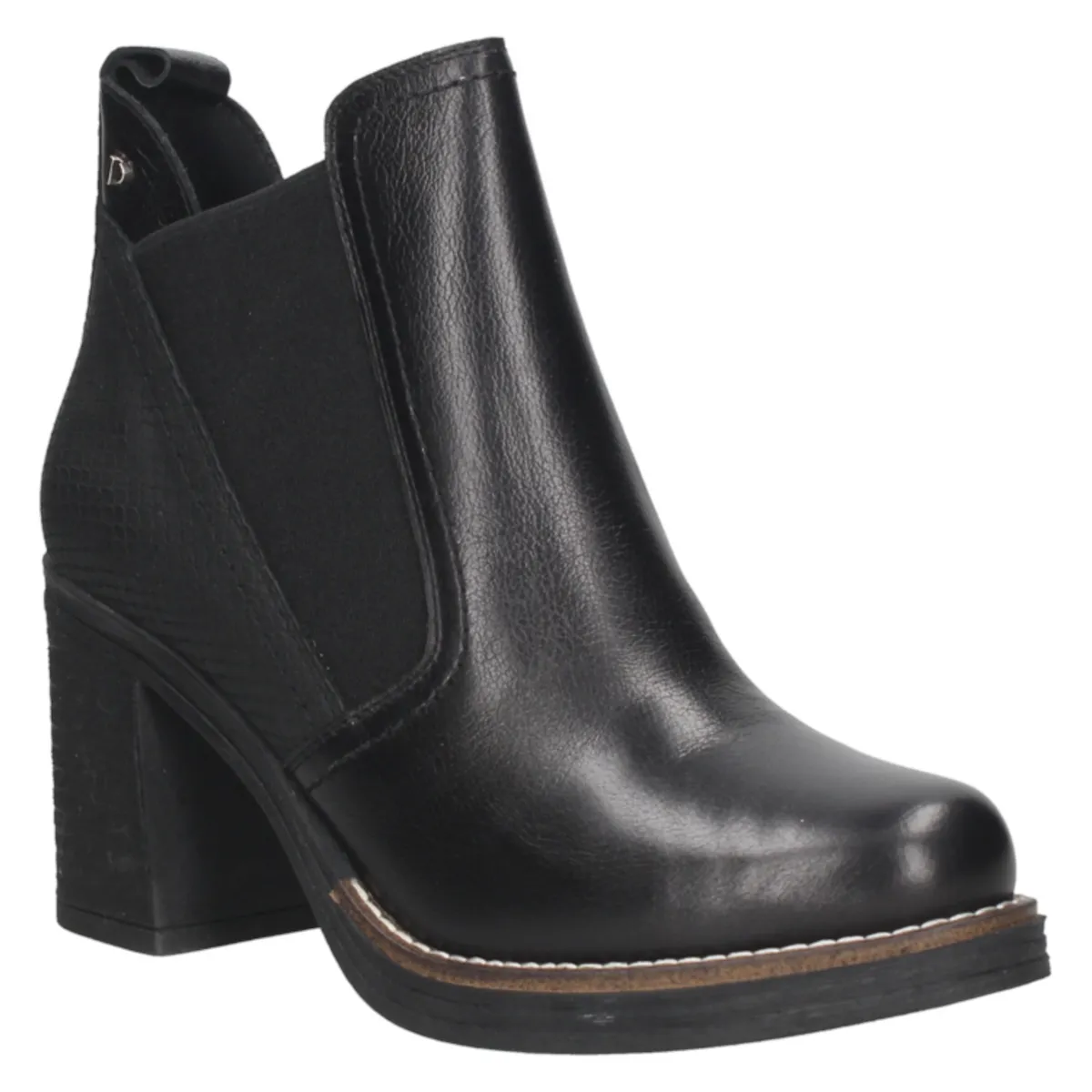 POLLINI - Botín Casual Mujer Negro Pollini